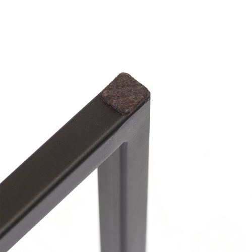 Банкетка ALBA, черная, экокожа Light Beige, 110*40*45 фото 4