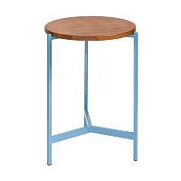Столик кофейный ODRI, голубой/дуб