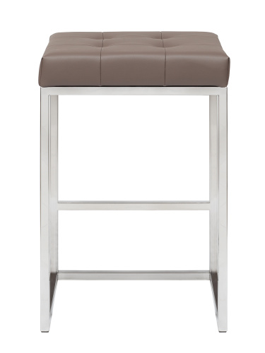 Стул полубарный SOHO, н/ж сталь, экокожа UMBRA фото 6