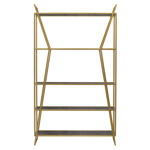 Стеллаж OSLO, золотой, керамика Antracite фото 2