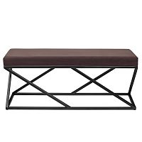 Банкетка ZUMA, черная, Kashtan, 110*40*45