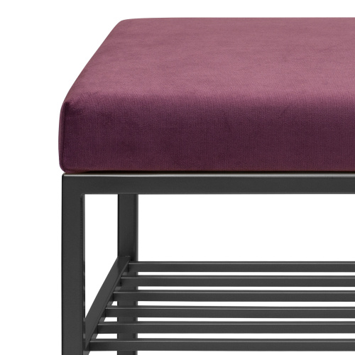 Обувница GARDA PLUS, черная, Marsala, 85*40*52 фото 9