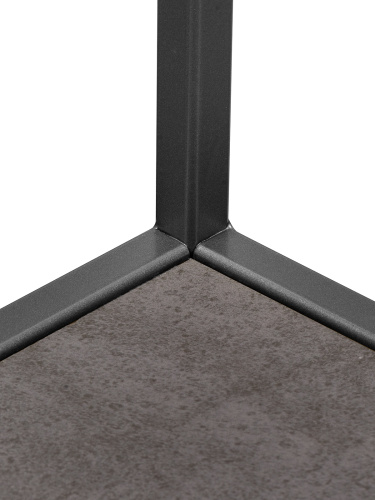 Стеллаж KARIN-800, черный, керамика антрацит, 80*30*175 фото 7