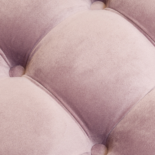 Банкетка RUBY, золотая, Dusty Pink, каретная стяжка, 110*40*45 фото 12