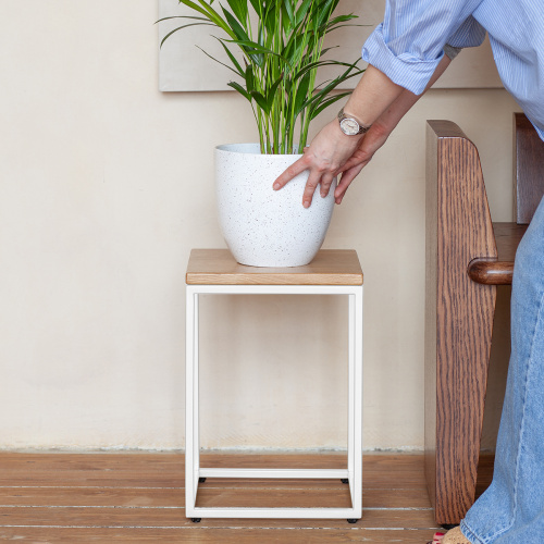 Столик для цветов TORI 40, белый фото 4