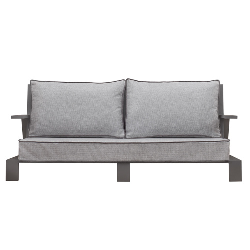 Набор садовой мебели KORFU / 2 предмета: диван, столик / серый (S2A) фото 7