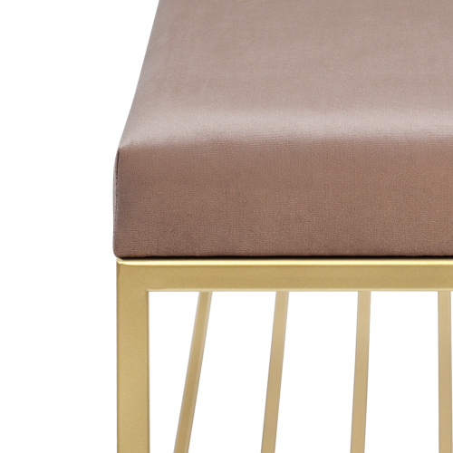 Банкетка RUBY, золотая, Mocco, 110*40*45 фото 9