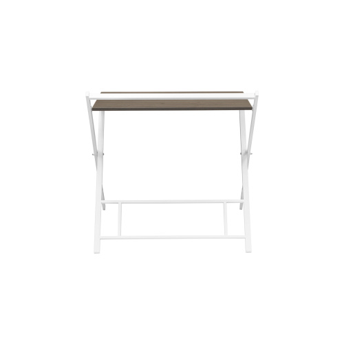 Стол складной компьютерный 800 мм, белый/дуб графит фото 4