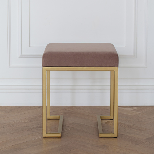 Пуф OMEGA, золотой, Mocco, 40*40*47 фото 2