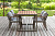 Набор садовой мебели обеденный SANTORINI: стол и 4 стула, цвет PECAN
