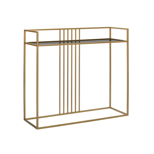 Консоль SOHO, золотая, тонированное стекло фото 8