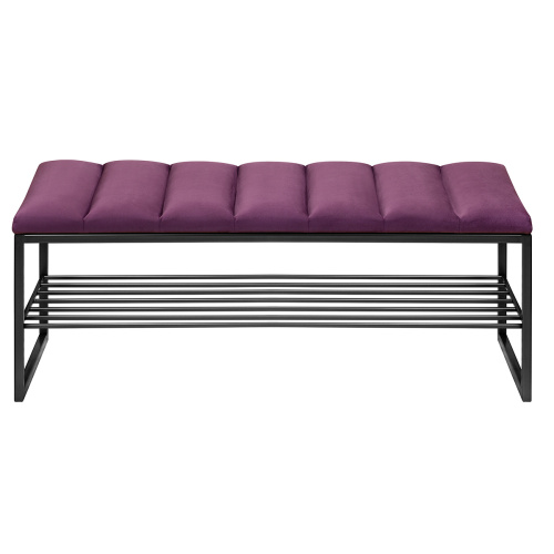 Банкетка RUBY, черная, Marsala, Bulon, 110*40*43,5 фото 6