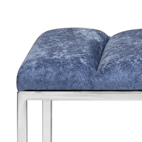 Банкетка ALBA, н/ж сталь, Steel Blue, Bulon, 110*40*43,5 фото 8