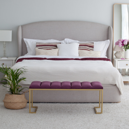 Банкетка OMEGA, золотая, Marsala, Bulon, 110*40*43,5