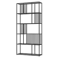 Стеллаж SOHO, черный, стекло