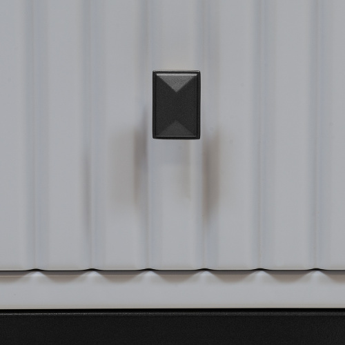 Тумба VERONA, черная, МДФ Pearl Grey, 53*45*62 фото 8