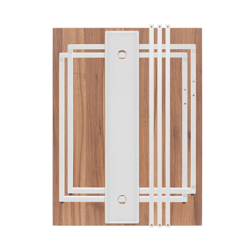 Стол письменный Rimini, белый, ЛДСП Орех, 90*65*75 фото 16