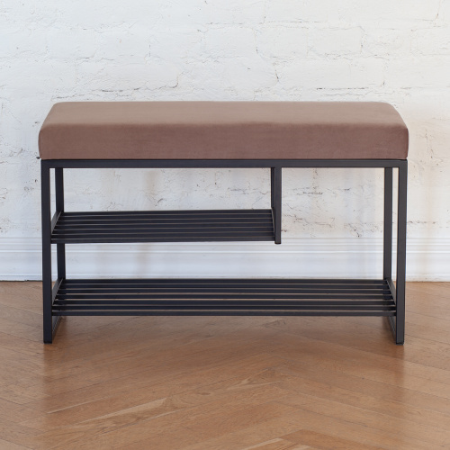 Обувница GARDA PLUS, черная, Mocco, 85*40*52 фото 2