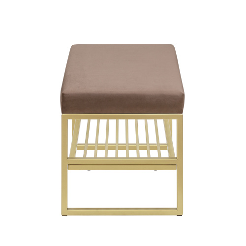 Банкетка RIMINI SMART, золотой, Mocco, 60*40*45 фото 3