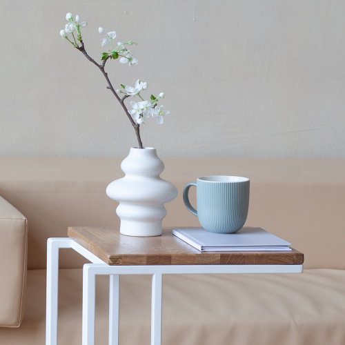 Столик кофейный приставной, белый 330 фото 3