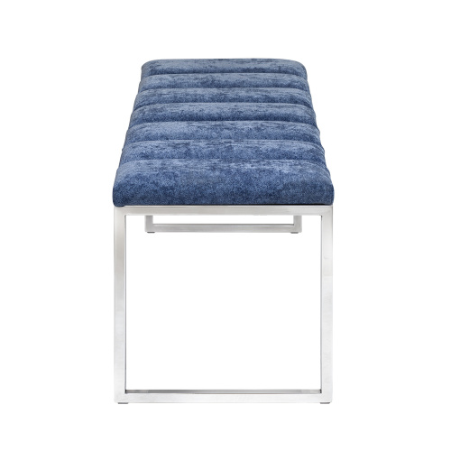 Банкетка ALBA, н/ж сталь, Steel Blue, Bulon, 110*40*43,5 фото 6