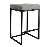 Стул полубарный SOHO, черный, серо-бежевый