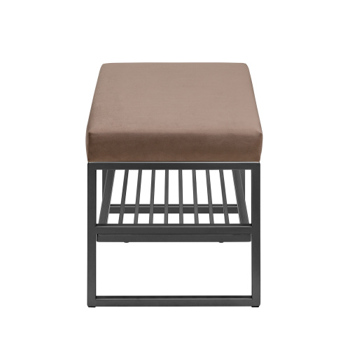 Банкетка RIMINI SMART, черный, Mocco, 60*40*45 фото 3