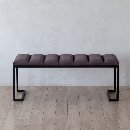 Банкетка OMEGA, черная, Kashtan, Bulon, 110*40*43,5 фото 4