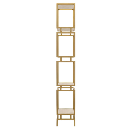 Стеллаж BRICK, золотой, керамика Ivory фото 3