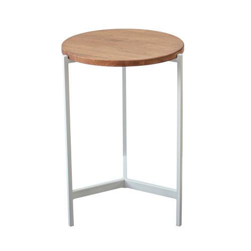 Столик кофейный ODRI, белый/дуб, 43,5*43,5*60,5 фото 8