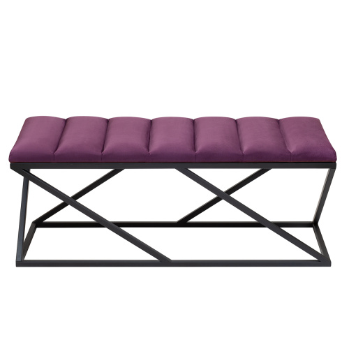 Банкетка ZUMA, черная, Marsala, Bulon, 110*40*43,5 фото 3