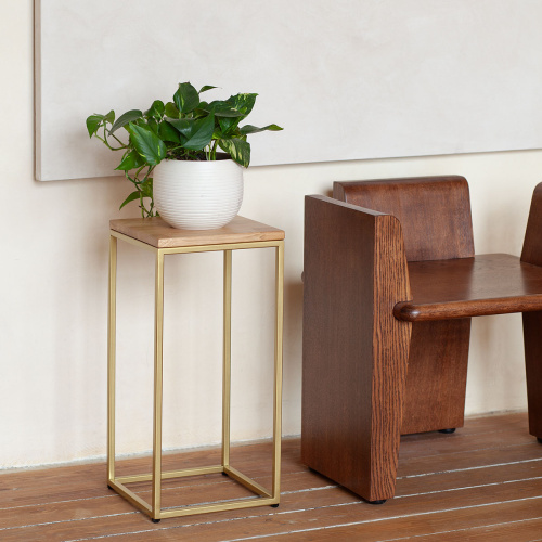 Столик для цветов TORI 60, золотой