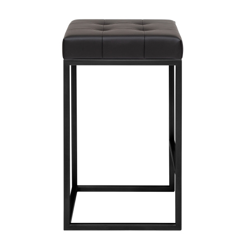 Стул полубарный SOHO, черный, экокожа Black фото 6