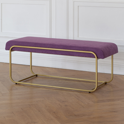 Банкетка SIENA, золотая, LAVANDA, 108*42*44 фото 2