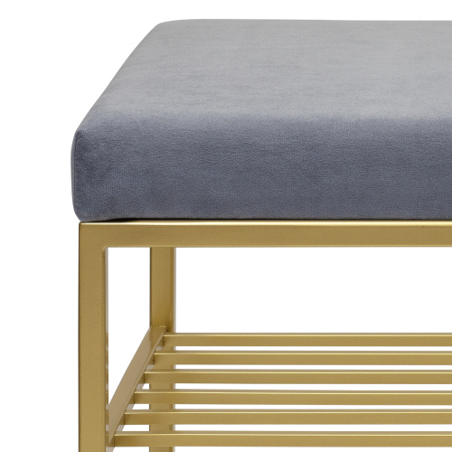 Обувница GARDA PLUS, золотая, Light Blue, 85*40*52 фото 9