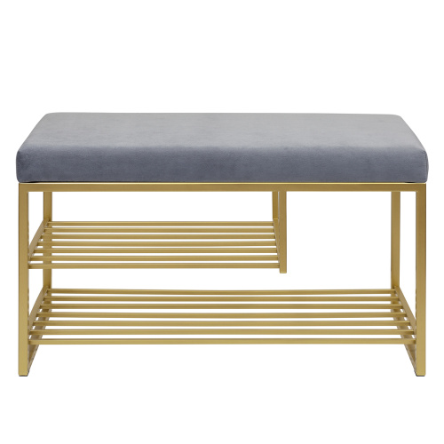 Обувница GARDA PLUS, золотая, Light Blue, 85*40*52 фото 6