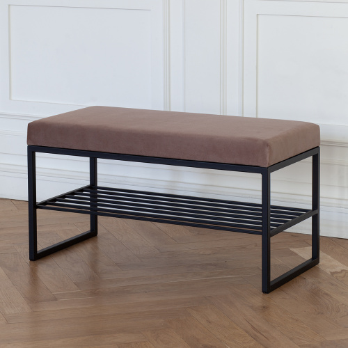 Банкетка RUBY MINI, черный, Mocco, 85*40*45 фото 2