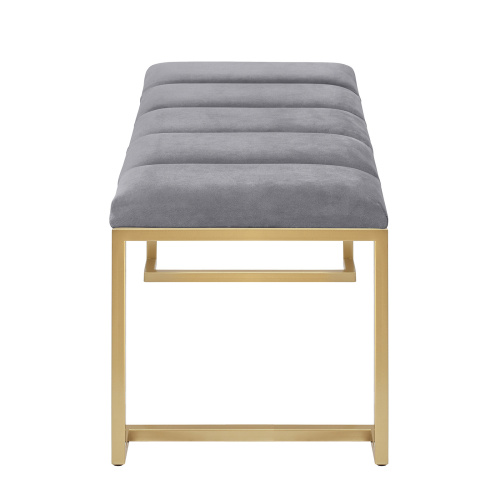 Банкетка OMEGA MINI, золотая, Light Blue, Bulon, 85*40*43,5 фото 3