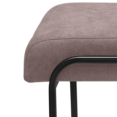 Банкетка SIENA MINI, черная, CLAY, 81*42*44 фото 4