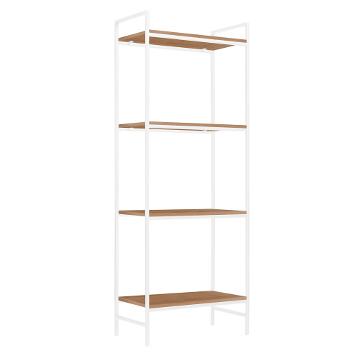 Стеллаж ALTO, белый, ЛДСП Робиния фото 2