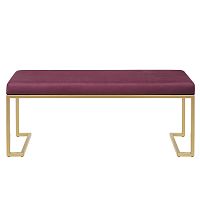 Банкетка OMEGA, золотая, Marsala, 110*40*45