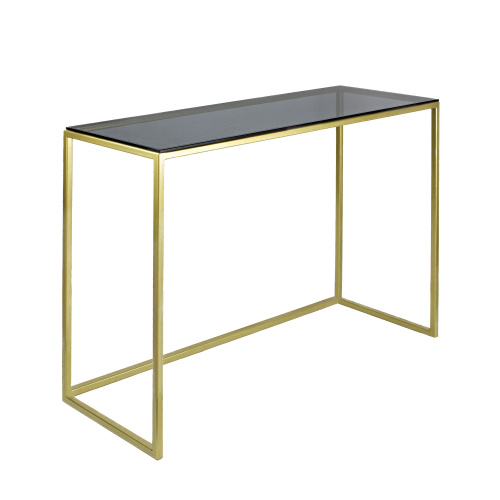Консоль TORI, золотая/стекло, 110*40*82 фото 9