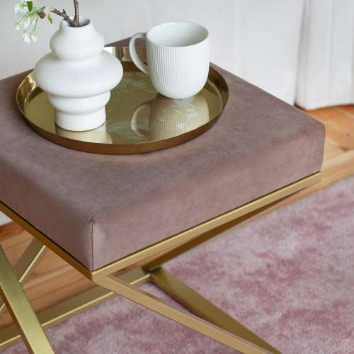 Пуф Chelsea, золотой, Mocco фото 3