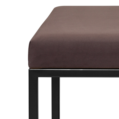 Банкетка ALBA, черная, Kashtan, 110*40*45 фото 4