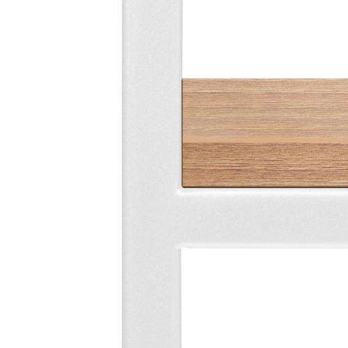 Стеллаж ALTO, белый, ЛДСП Робиния фото 5