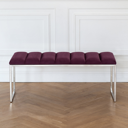 Банкетка ALBA, н/ж сталь, Marsala, Bulon, 110*40*43,5