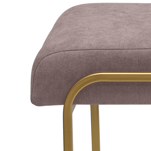 Банкетка SIENA MINI, золотая, CLAY, 81*42*44 фото 4