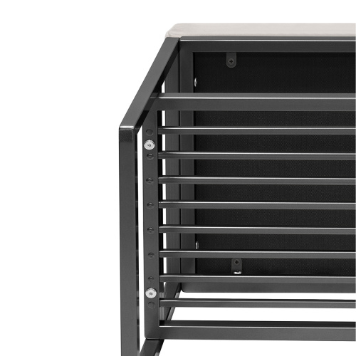 Банкетка RIMINI MINI, черный, Ivory, 85*40*45 фото 4