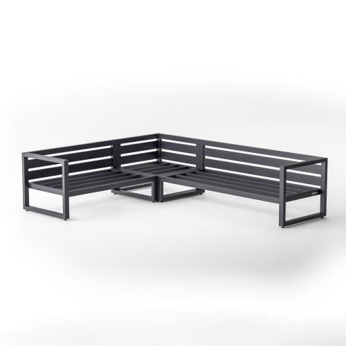 Набор модульный угловой CAPRI правый / 3 предмета: диван 190 правый, диван 140 левый, пуф угл. спинк фото 4