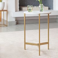 Столик кофейный ODRI, золотой/ЛДСП